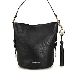 Michael Kors Pebbled Leather Bucket Bag